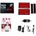 Naviocean 2Pcs Infrared Red Light Therapy Arm Belt - 660nm & 850nm Red Light Wrap with Timer & Brightness Settings for Muscle Pain Relief - Black - Buy Online on GoSupps.com