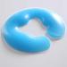 Silicone Face Massage Pillow - U-Shaped Spa Gel Pad for Relaxation | Blue - Buy Online on GoSupps.com