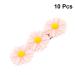 Uonlytech 10pcs Daisy Flower Hair Clips - Beach Wedding Hair Accessories for Women - Pink Hawaii Flower Barrettes - Buy Online on GoSupps.com