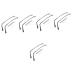 Ulechnovo 5 sets of glasses screwdrivers Brille temple metallic glasses sunglasses lords glasses arms temporal sunglasses repair glasses frame steel as shown x 5 pieces 14.2x4cmx5pcs