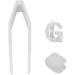 Plated English Letter G Teeth Brace Cosplay Festival Party Hip Hop Teeth Decoration (Silver) - Buy Online on GoSupps.com