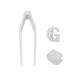 Hip Hop Fake Teeth Halloween False Teeth Plated English Letter G Teeth Brace Single Hip Hop Teeth Initial Letters Teeth Cosplay Festival Party Hip Hop Teeth Decoration (Silver)