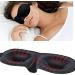 Adjustable 3D Contoured Eye Mask for Sleeping | Light Block, Shift Work, Naps | Night Blindfold Eyeshade for Men and Women | Soft, Full Night's Sleep | Any Color Pink - Buy Online on GoSupps.com