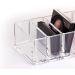ZJT Acrylic Eyeshadow Organizer with 8 Compartments Compact Lipstick Holder Desktop Organizer Makeup Organizer for Eyeshadow and Blush - Buy Online on GoSupps.com