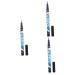 FOMIYES 3pcs Black Waterproof Eyeliner Liquid Eyeliner Colorful Eyeliner Water Proof Waterproof Pen 1 count (Pack of 1) As Shownx3pcs