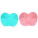Silicone Brush Cleaner - Silicone Brush Cleaner Washing Brush Gel Cleaning Mat Foundation Makeup Brush Cleaner Pad Universal Makeup Tool - Pink - Buy Online on GoSupps.com
