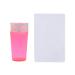 Benoon stamp nail art tool nail art stamp single head not deformed fluorescent silicone nail stamps scraper transparent tool for manicure fluorescent rose red