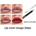 Waterproof Lip Liner Set - 12 Vibrant Colors | Long-Lasting Lipstick Cosmetic for Stunning Makeup - Buy Online on GoSupps.com
