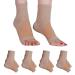 4 Pairs Compression Socks for Women & Men Ankle Brace for Sprained Ankle Arch Support Sleeve Foot Brace Wrap Arthritis Pain Achilles Tendonitis Planters Facetious Plantar Fasciitis Relief Beige M