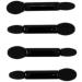VINTORKY 50pcs Women Eyeshadow Brush Eye Shadow Applicator Eyeshadow Double Sided Black - Buy Online on GoSupps.com