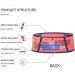 AONIJIE Hydration Running Belt with 250ml Water Bottle - Lightweight & BPA-Free - Blue (M/L) - Buy Online on GoSupps.com