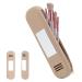 Travel Makeup Brush Holder with Mirror Silicone Makeup Brush Organizer with Upgrade Anti-Fall Out Zipper Closure Large Makeup Brush Travel Case for Daily Work or Gift-Khaki