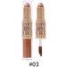 2 In 1 Concealer Stick Highlight Contour Stick Highlighter + Highlighter Strip Cruelty Free Makeup Dual-Ended Full Coverage Waterproof Multi-Use Concealer (#3) - Buy Online on GoSupps.com