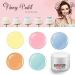 EuBeCos Flowery Pastel Color Gel Set 5 x 5ml MADE IN GERMANY in STUDIO QUALITY! Self-smoothing in a VALUE SET!
