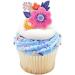 24 Spring Floral Flower Cupcake Rings Topper - Buy Online on GoSupps.com