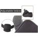Women's Diabetic Slippers | Comfortable Furry Home Shoes for Arthritis & Edema | Memory Foam | Black 10 Wide - Buy Online on GoSupps.com