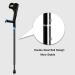 GHFTCCF Adults Folding Forearm Crutches Lightweight Adjustable Open Cuff Crutches Canes Ergonomic Design with Non-Slip Foot Cap Suitable for Height 148-190cm/ 4' 8''-6' 2'' Double The Comfort Orange 1 count - Buy Online on GoSupps.com