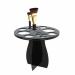 14-Hole Makeup Brush Holder Tree - Collapsible Acrylic Organizer for Air Drying - Black Cosmetics Stand - Buy Online on GoSupps.com