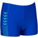 ARENA Boys B Linear Serigraphy Jr Short Swim Shorts - Neon Blue Pack of 1 | International Shipping Available - Buy Online on GoSupps.com