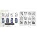 Nature Series Flowers Nail Art Stamping Plate - Alexnailart NA016 - Buy Online on GoSupps.com