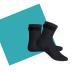 VeiledMoon Neoprene Socks 3mm Wetsuit Socks Thermal Anti-Slip Surf Booties Dive Boots Sand Socks Fin Socks Beach Socks Black Large