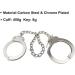 Yoghourds Metal Long Handcuffs - Sturdy Double Lock LegCuffs for Police - Heavy Duty Ankle Handcuffs with Keys & Holster - Buy Online on GoSupps.com