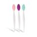 KnuraLA Exfoliating Lip Brush Tool Double-Sided Lip Brushes Silicone Lip Scrub Brush Nose Lip Cleanser Facial Cleaning Tool for Smoother & Fuller Lip Appearance for Men Women(Green)