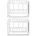 2 Pieces 16 Holes Nail Drill Bits Display Racks Holder Grinding Head Storage Box Organizer Callus Remover Dead Skin File Pedicure Tools (White) - Buy Online on GoSupps.com