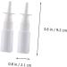 FRCOLOR 20pcs Nasal Spray Bottles - Fine Mist Sprayer Pump for Nose - Plastic Container - Buy Online on GoSupps.com