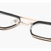 Blue Light Blocking Large Anti-UV Fashion Reading Glasses +3.00 - Black & Golden Eyeglasses for Eye Protection - Buy Online on GoSupps.com