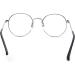 ALWAYSUV Retro Round Metal Frame Glasses | Classic Silver Decorative Flat Mirror Clear Lens Eyewear - International Shipping - Buy Online on GoSupps.com