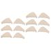 FOMIYES 12 Pairs Half Size Padded Toe Plug Silicone Dish Sponge Half-Code Pads Toe Walkers Insoles Silicone Forefoot Pad Shoe Crease Inserts Heel Non-Slip High Elastic Sponge Men and Women