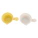 Zerodeko 2pcs Long Handle Bowl Coffee Syrup Ceramic Vinegar Bowl Gravy Seasoning Bowl Ceramics Baking Bowl