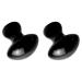 Beavorty 2pcs Scraping Mushroom Stones for Facial Massage Smooth Edges Gua Tools Natural Beauty Massagers for Relaxation Traditional Chinese