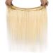 Elailite Virgin Remy Hair Extensions - Brazilian Straight Hair 10-24 #613 Bleached Blonde - 100g Bundle - Buy Online on GoSupps.com