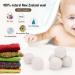 100% Wool Dryer Balls 6-Pack Reusable Natural Fabric Softener Reduces Clothing Wrinkles Dries Clothes Faster Eco-Friendly - Buy Online on GoSupps.com