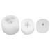 NUOBESTY 3pcs Silicone Mold Candle Molds Succulents Fondant Mold Diy Supply Handmade Soap Succulent Plants Transparent 5.7X5.3X3.5CM