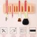 Silicone Makeup Brush Drying Rack | Wall-Mounted Storage Holder for Brushes & Toothbrushes - Pink - Buy Online on GoSupps.com
