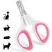 OneCut Claw Scissors for Cats Dogs & Rabbits - Non-Slip Nail Trimmers for Pets (Pink) - Perfect for Safe & Easy Claw Grooming - Buy Online on GoSupps.com