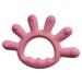 Organic Baby Teether Toy - Finger-Shaped Silicone Teether for Teething Relief - Pastel-Colored Fruit Design - BPA Free - Buy Online on GoSupps.com