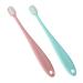 TOVINANNA 2 Pieces Toothbrush Baby Shower Gift Infant Baby Brush Toothbrush Tooth Cleaning Brush