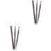Beavorty 2pcs 2 1 Soft eyebrow pencil waterproof brow pencil waterproof eyebrow pen eyebrow filler Coffee 1 count (Pack of 1) As Shownx2pcs - Buy Online on GoSupps.com