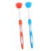 PopetPop 2 pieces of tongue cleaning brushes Tools Tongue scraps tongue cleaner for adult tongue cleaning scraps tongue coating scraps.