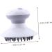 FRCOLOR 3-Pack Electric Shampoo Brush Head Scrubber - Silicone Scalp Massager & Hand Massager - Durable ABS Material - Ideal for Healthy Hair Care - Buy Online on GoSupps.com