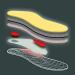 Pedag Worker Heavy Boot Insoles | Made in Germany | Men US 10 / EU 43 | Supports Heel to Toe, Arch, and Metatarsal | Long-Lasting Comfort - Buy Online on GoSupps.com