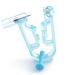 LOOCOO 8Pcs Disposable Ear Piercing Gun Set - Sterile, Painless, Non-infection, Non-inflammation - Blue - Buy Online on GoSupps.com