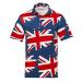 Royal & Awesome Fun Golf Shirts for Men, Mens Golf Shirt, Crazy Golf Shirts for Men, Funny Golf Polos for Men, Mens Polo Golf X-Large Union Jack