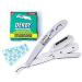 Professional Macs Stainless Steel Barber Straight Edge Safety Razor with Hi-Chromium Derby 100 Blades Made of Stainless Steel Easy To Use -053B1