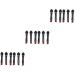 Balacoo Mini Lipsticks 60 Pcs Eye Shadow Sponge Applicators Eyeshadow Brush Sponge Disposable Eyeshadow Brush Eye Shadow Applicator Double Sided Makeup Brushes Makeup Eyeshadow Tools Mix