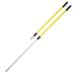 Rubbermaid Commercial, Quick-Connect Straight Adjustable Extension Handle/Pole - Cleaning Tool for Floors, Walls, Ceilings, Windows in Residential/Commercial/Business, Yellow, 4ft - 6ft, FGQ75500YL00 4 ft - 6 ft